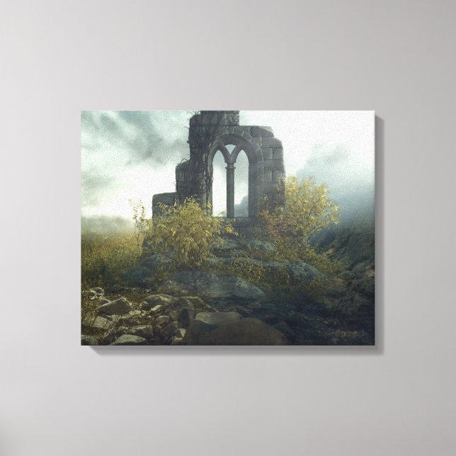 Die Welt der Antike Fantasy Landschaft Leinwanddruck (Vorderseite)