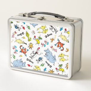 Die Welt der Dr. Seuss-Muster Metall Brotdose