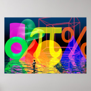 Die Welt der Mathematik Poster