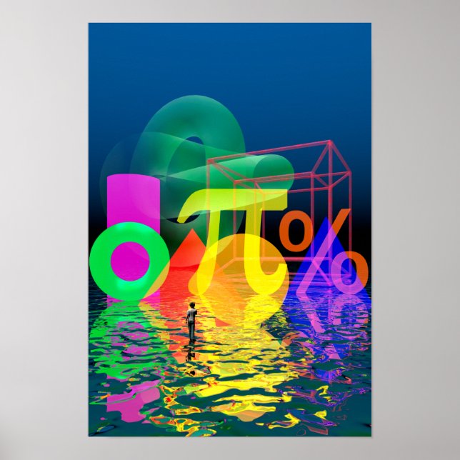 Die Welt der Mathematik Poster (Vorne)