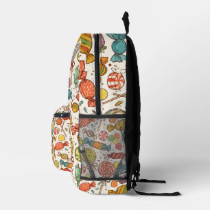 Die Welt der Süßigkeiten. Bedruckter Rucksack