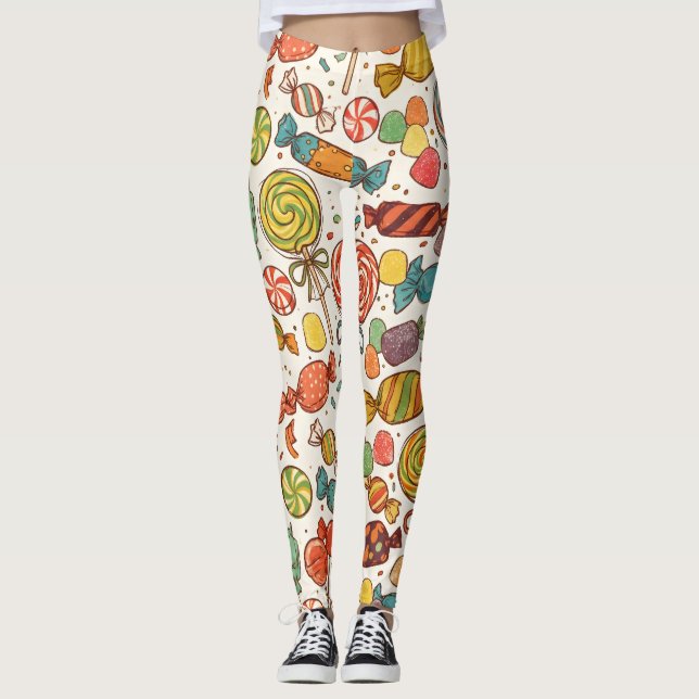 Die Welt der Süßigkeiten. Leggings (Vorderseite)