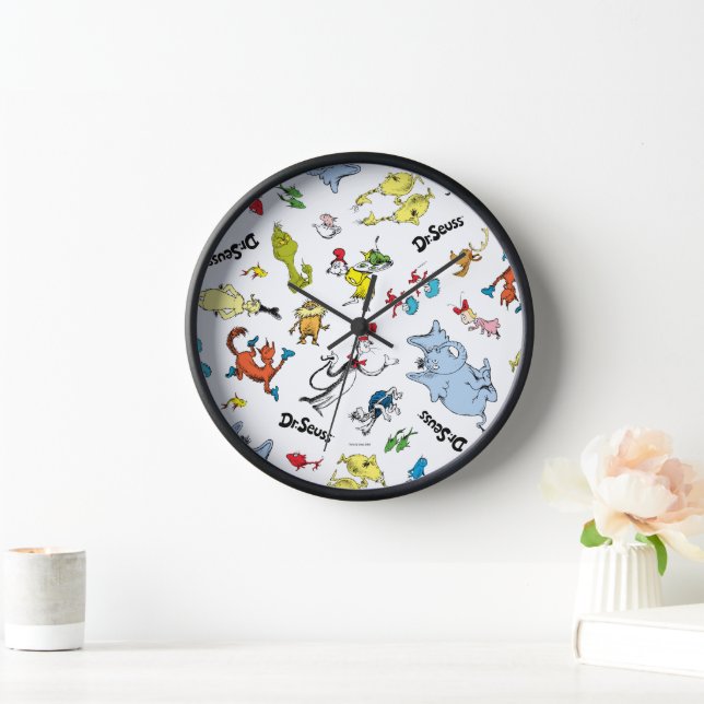 Die Welt des Dr. Seuss-Musters Uhr (Zuhause)