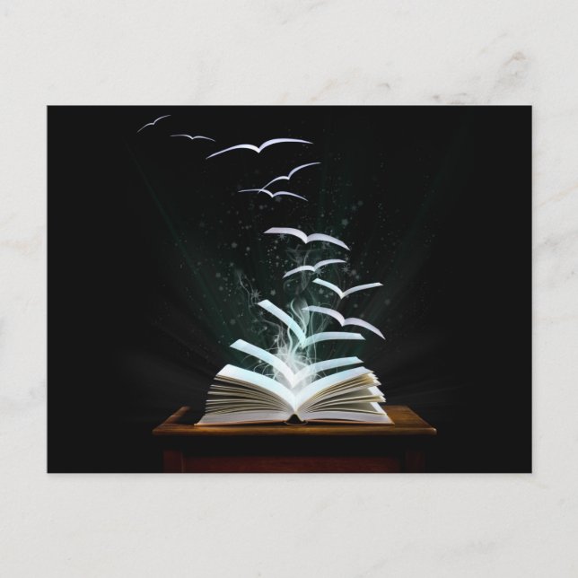 Die Welt des Lesens Postkarte (Vorderseite)