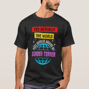 Die Welt dreht sich um meinen großen Pyrenäen-Hund T-Shirt