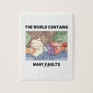 Die Welt enthält viele Fehler (Plattentektonik) Puzzle