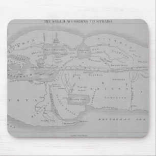 Die Welt entsprechend Strabo Mousepad