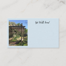 DIE WELT - FLORIST ENCLOSURE CARD BEGLEITKARTE