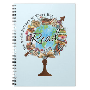 Die Welt gehört denen, die lesen Notizblock