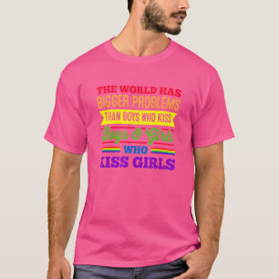 Die Welt hat größere Probleme als Jungen, die B kü T-Shirt
