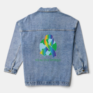 Die Welt heilen Jeansjacke