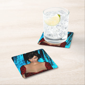 Die Welt hinter dem Untersetzer der Augen