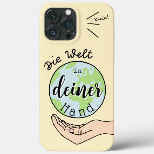 Die Welt in deiner Hand Case-Mate iPhone Hülle