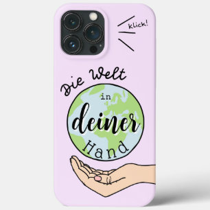 Die Welt in deiner Hand Case-Mate iPhone Hülle