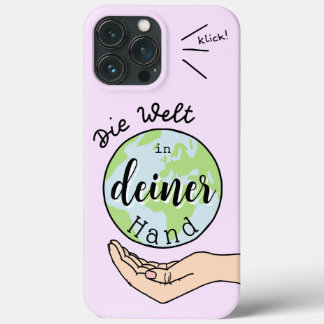 Die Welt in deiner Hand Case-Mate iPhone Hülle
