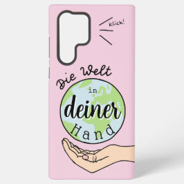 Die Welt in deiner Hand Samsung Galaxy Hülle