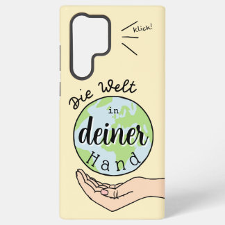 Die Welt in deiner Hand Samsung Galaxy Hülle