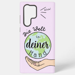 Die Welt in deiner Hand Samsung Galaxy Hülle