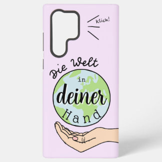 Die Welt in deiner Hand Samsung Galaxy Hülle