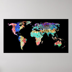 Die Welt in Schwarz Poster