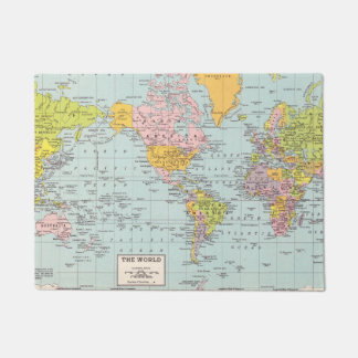 Die Welt ist an Ihrer Tür Fußmatte