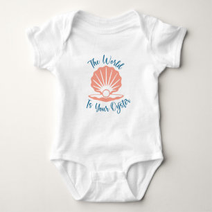 Die Welt ist deine Auster  Baby Strampler