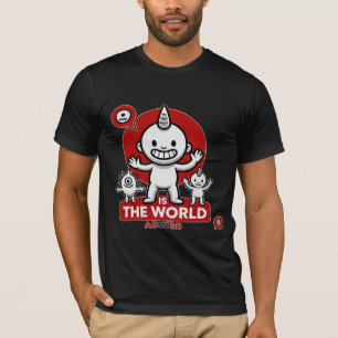 Die Welt ist ein absurdes Einhorn-Monster Lustig V T-Shirt