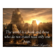 Die Welt ist ein Buchposter