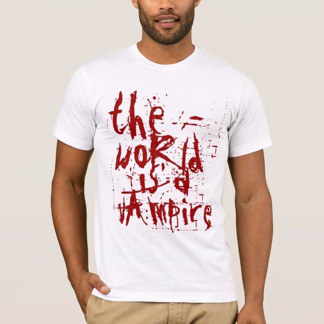 die Welt ist ein Vampir T-Shirt (Vorderseite)