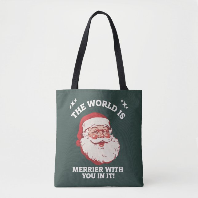 Die Welt ist fröhlicher mit dir darin Santa Xmas (Vorderseite)