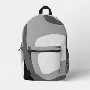 Die Welt ist grau Bedruckter Rucksack