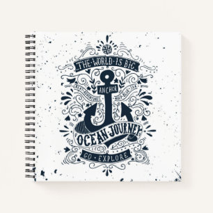 Die Welt ist groß - entdecken Sie Notizbuch