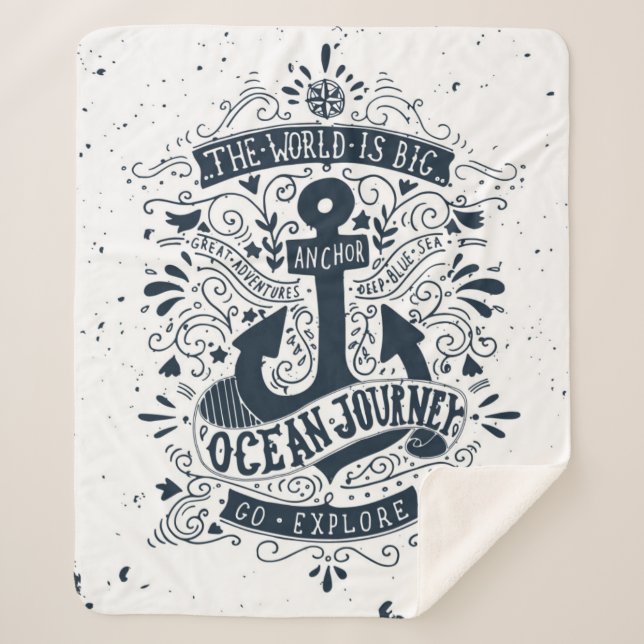 Die Welt ist groß - gehen Sie erforschen Sherpadecke (Vorderseite)