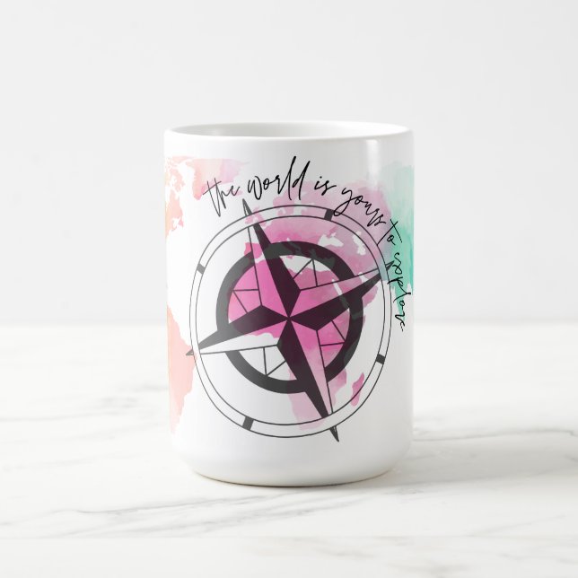 Die Welt ist Ihr Band Kaffeetasse (Mittel)