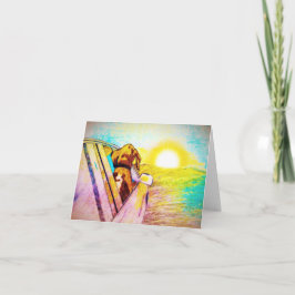 Die Welt ist mit Ihnen in ihm besser Karte