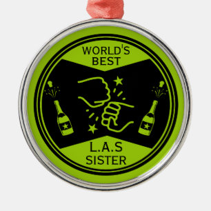Die Welt ist wie eine Schwester Ornament Aus Metall