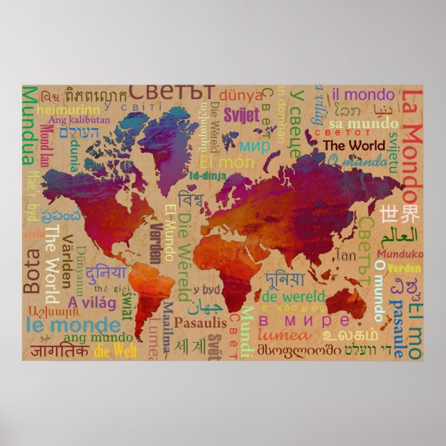 Die Welt Poster (Vorne)