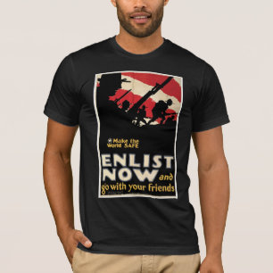 Die Welt sicherer machen - Jetzt anmelden T-Shirt