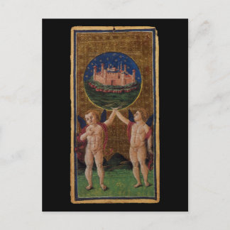 Die Welt-Tarot-Karte Postkarte
