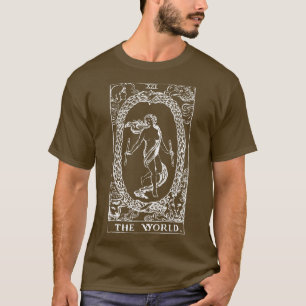 Die Welt-Tarot-Karte T-Shirt