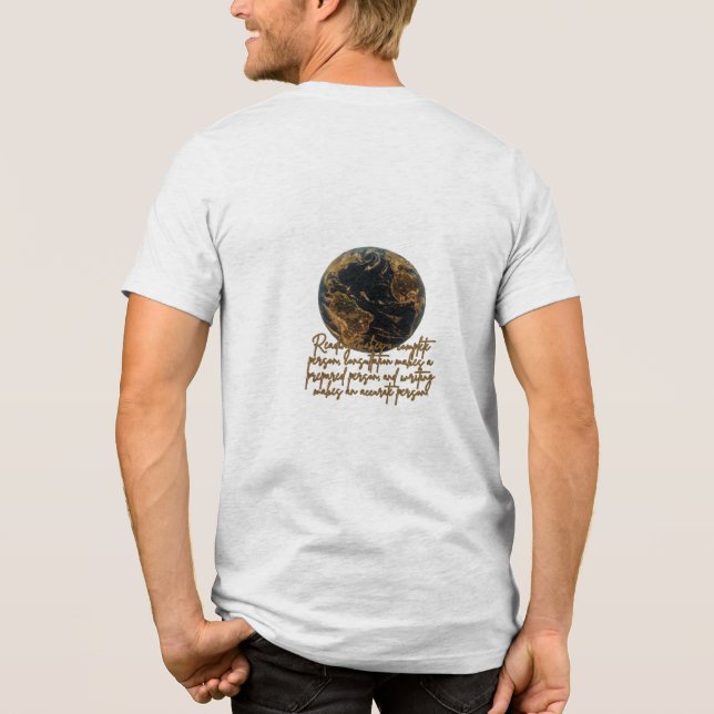 die Welt Tri-Blend Shirt (Rückseite)