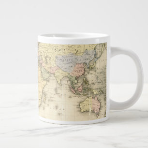 Die Welt über die Vorstellung von Mercator  1840 Jumbo-Tasse