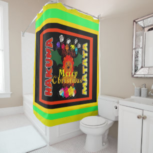 Die Welt um mich freut sich, Sie zu haben - festli Duschvorhang