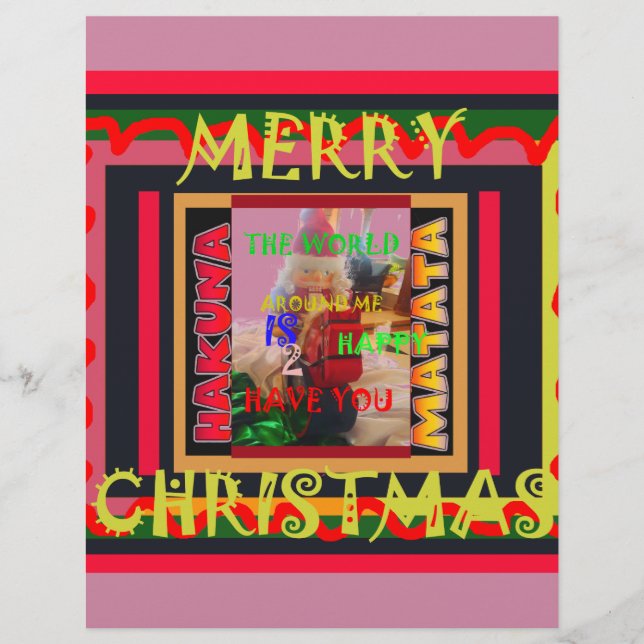 Die Welt um mich ist glücklich, dich farbig zu hab (Vorderseite)