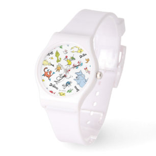 Die Welt von Dr. Seuss Pattern Armbanduhr