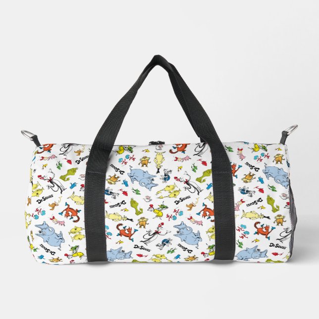 Die Welt von Dr. Seuss Pattern Duffle Bag (Vorderseite)