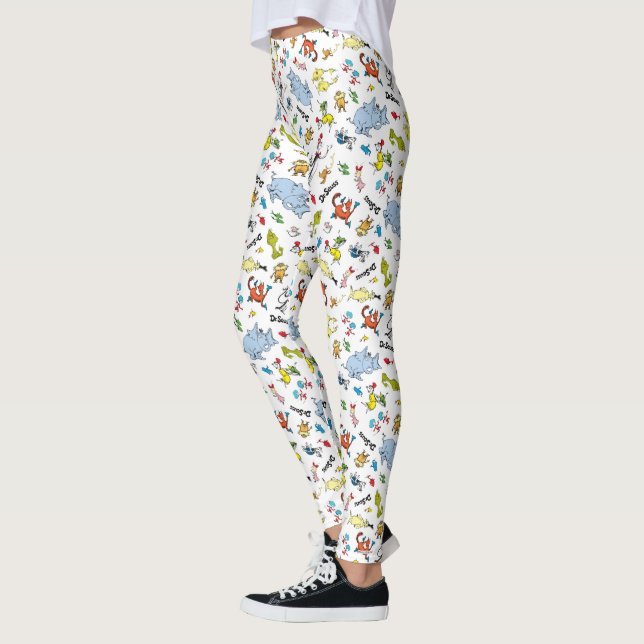 Die Welt von Dr. Seuss Pattern Leggings (Links)