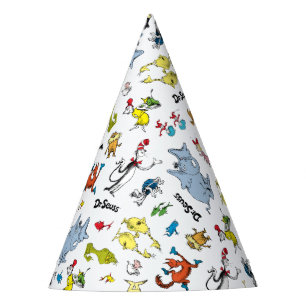Die Welt von Dr. Seuss Pattern Partyhütchen