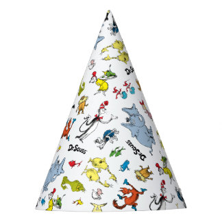 Die Welt von Dr. Seuss Pattern Partyhütchen