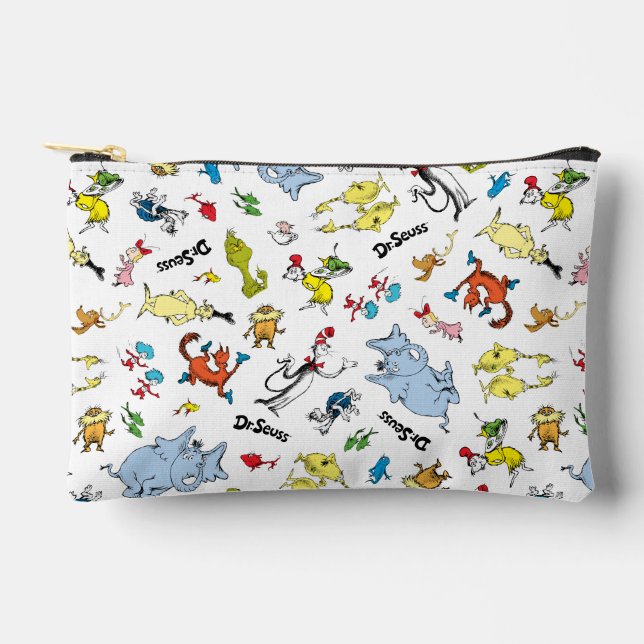 Die Welt von Dr. Seuss Pattern Zubehörtasche (Vorderseite)